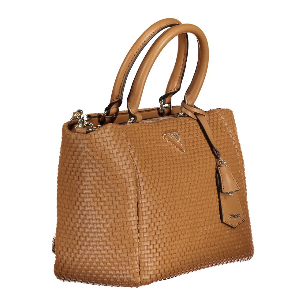 Brown Polyethylene Handbag