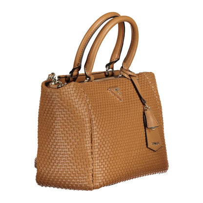 Brown Polyethylene Handbag