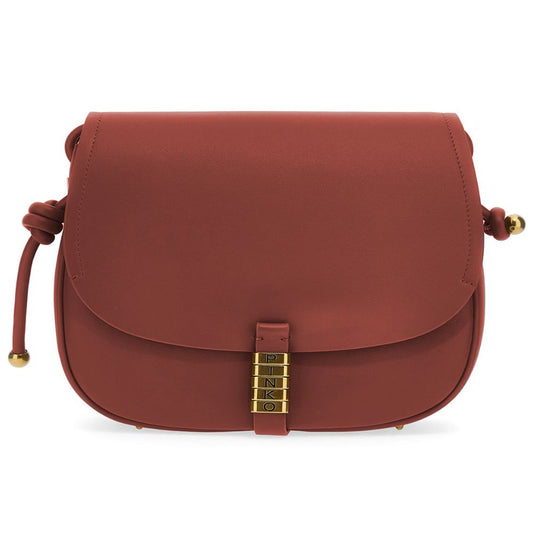 Crossbody de cuero rojo para mujer