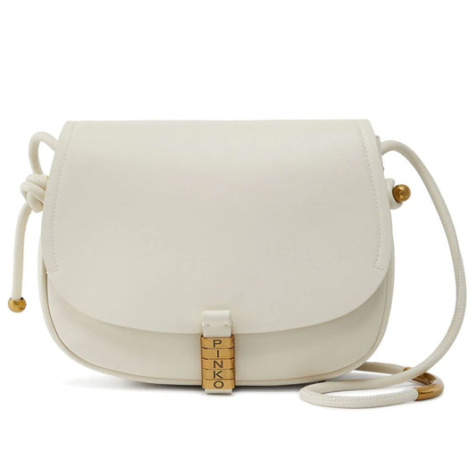 White Leather Women Crossbody Bag