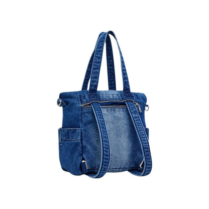 Blue Polyethylene Backpack