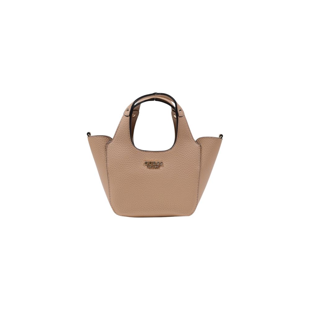 Beige Polyethylene Handbag