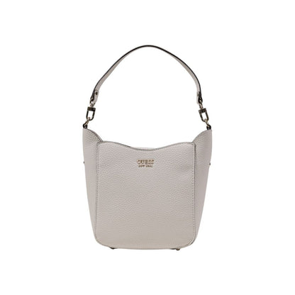 Cream Polyethylene Handbag