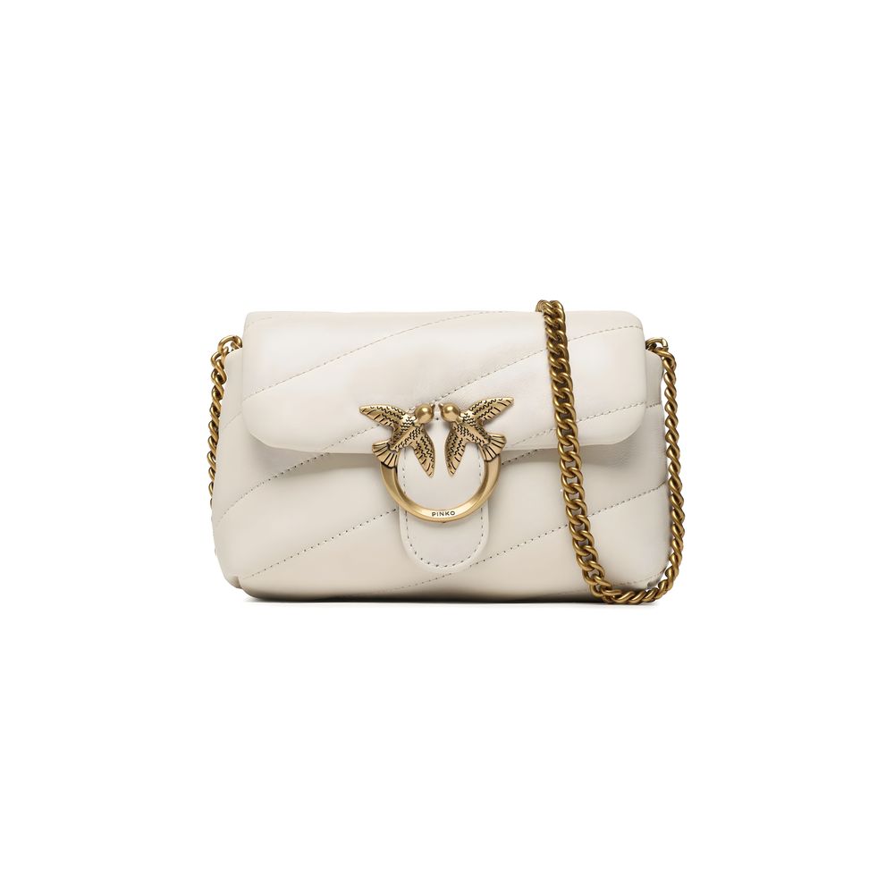 White Leather Handbag