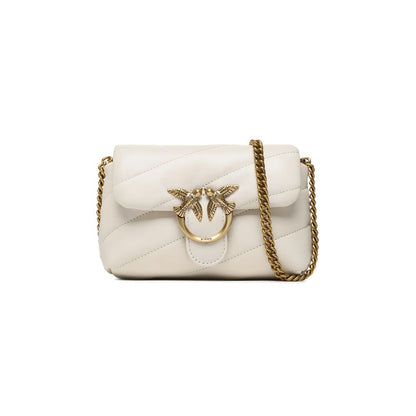 Bolso de piel blanco