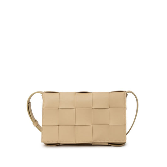 Bolso de piel beige