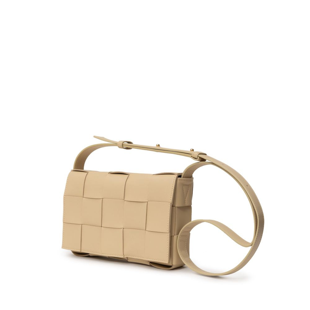 Beige Leather Handbag