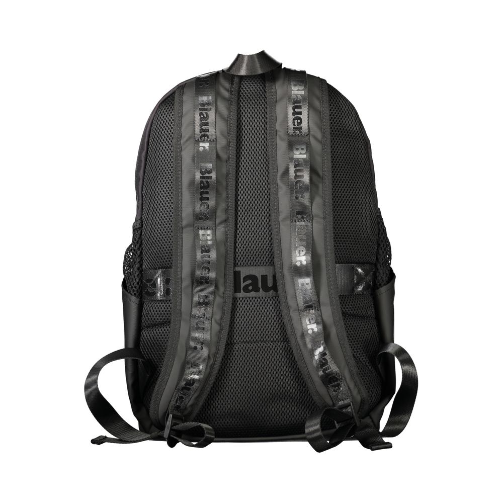 Black Polyester Backpack