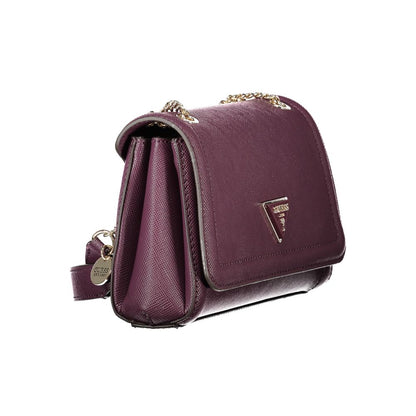 Purple Polyethylene Handbag