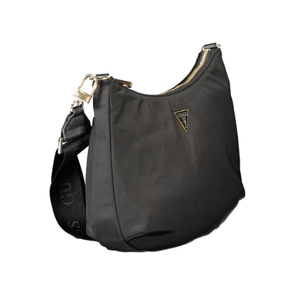 Black Polyester Handbag