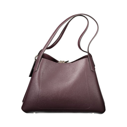 Purple Polyethylene Handbag