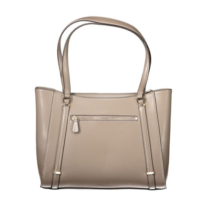 Brown Polyethylene Handbag