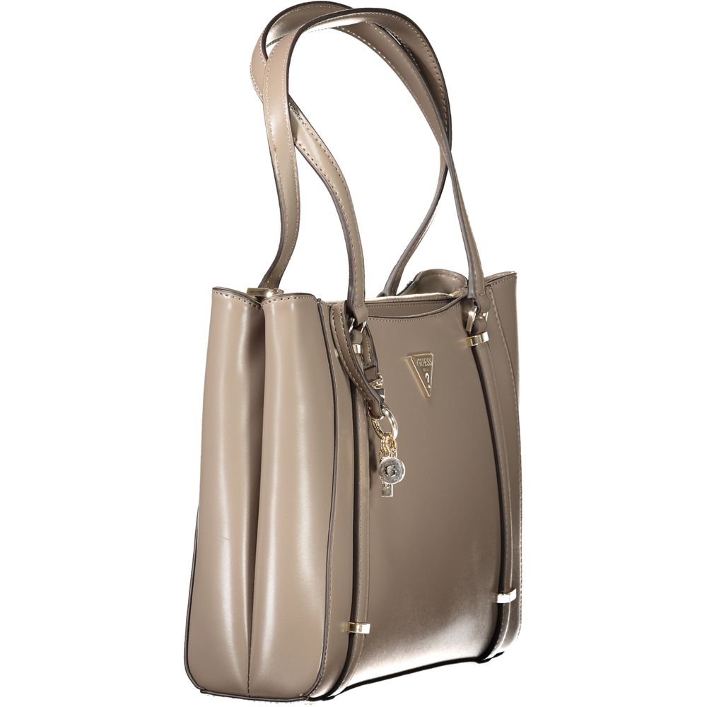 Brown Polyethylene Handbag