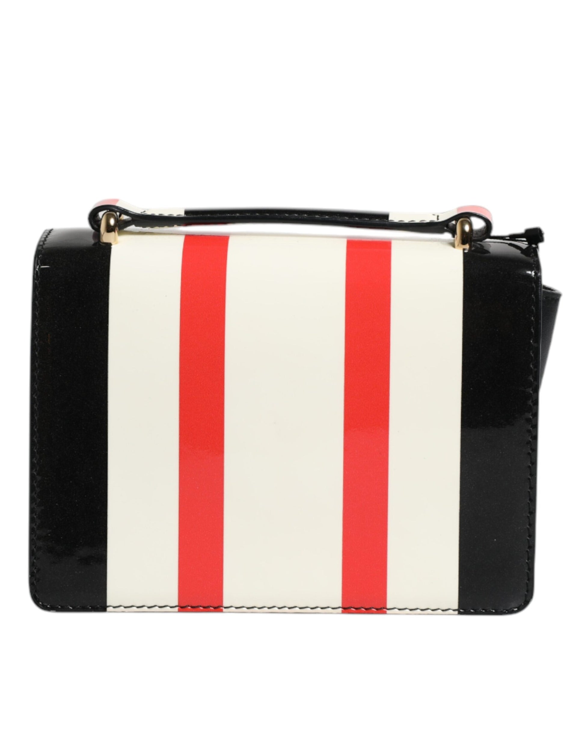 Multicolor Stripes Leather Crossbody Bag