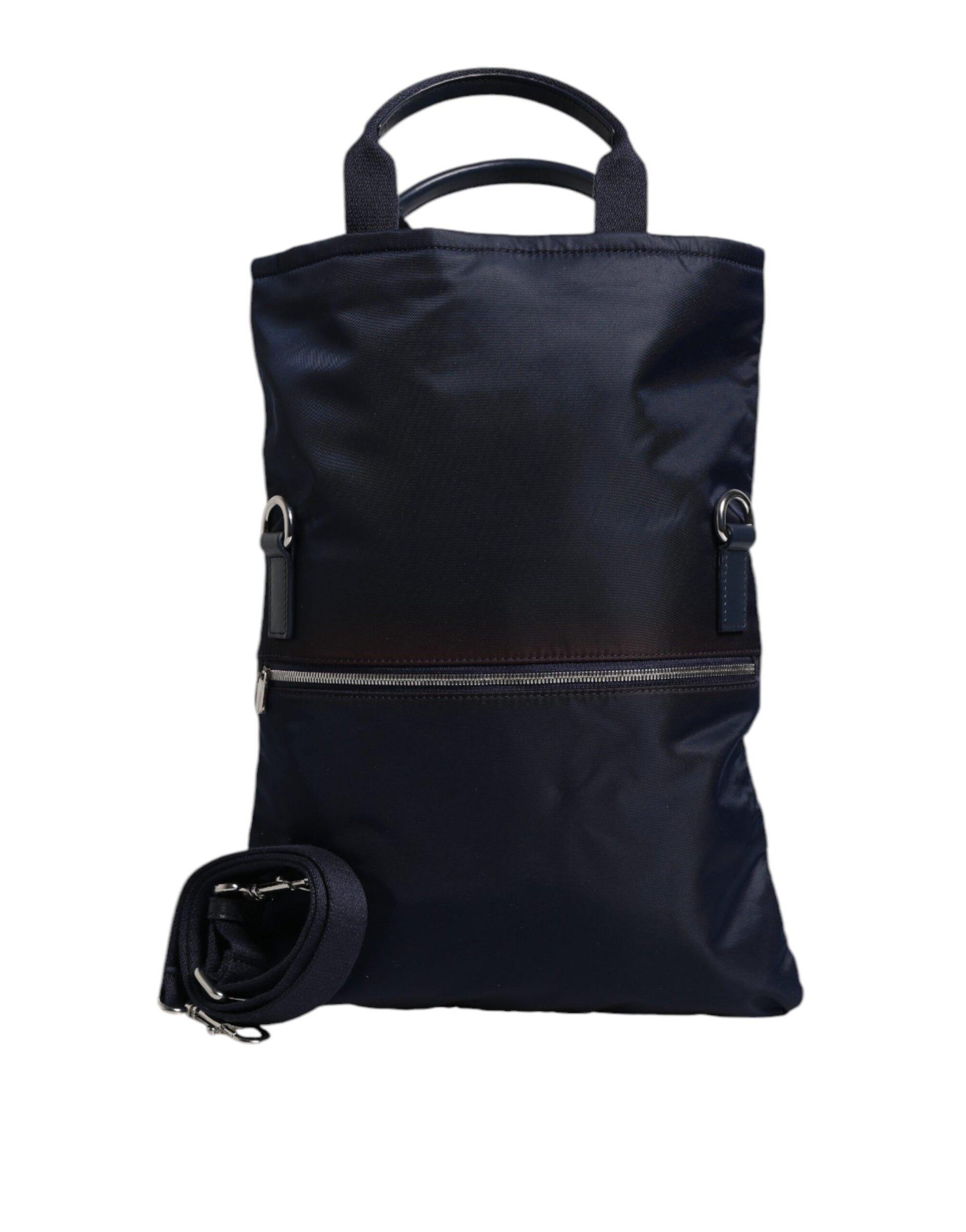 Dark Blue Nylon Shoulder Baby Tote Diaper Bag