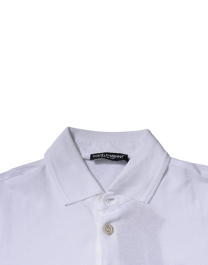 White Collared Short Sleeves Polo T-shirt