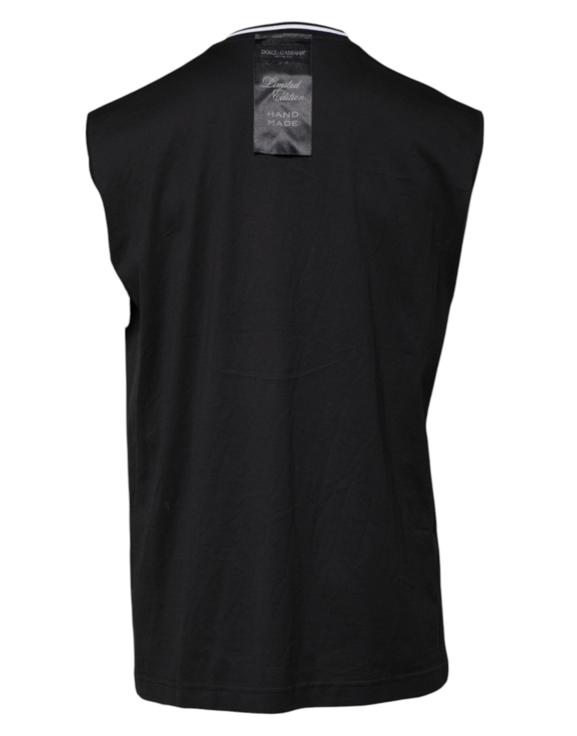 Black Sacred Heart Sleeveless Tank T-shirt