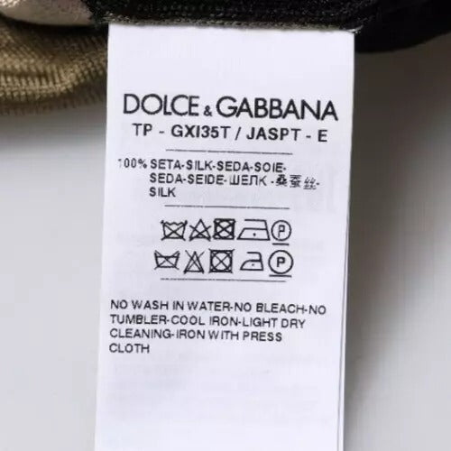 Polo con cuello de camuflaje multicolor