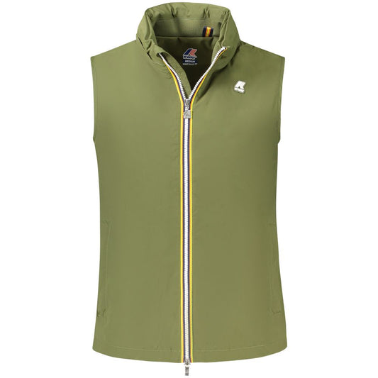 Chaqueta de nailon verde para hombre