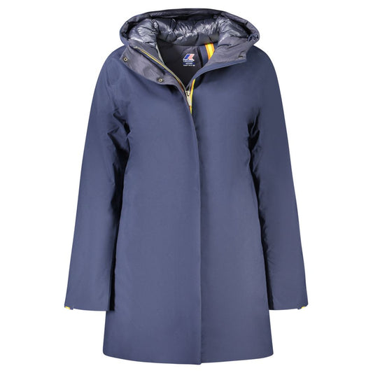 Blue Polyester Jackets & Coat