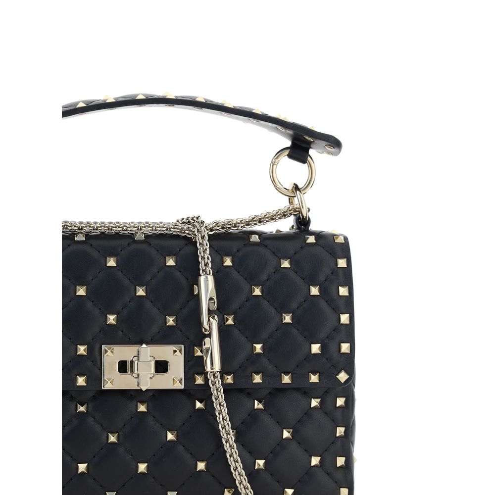 Bolso de hombro de piel Rockstud Spike