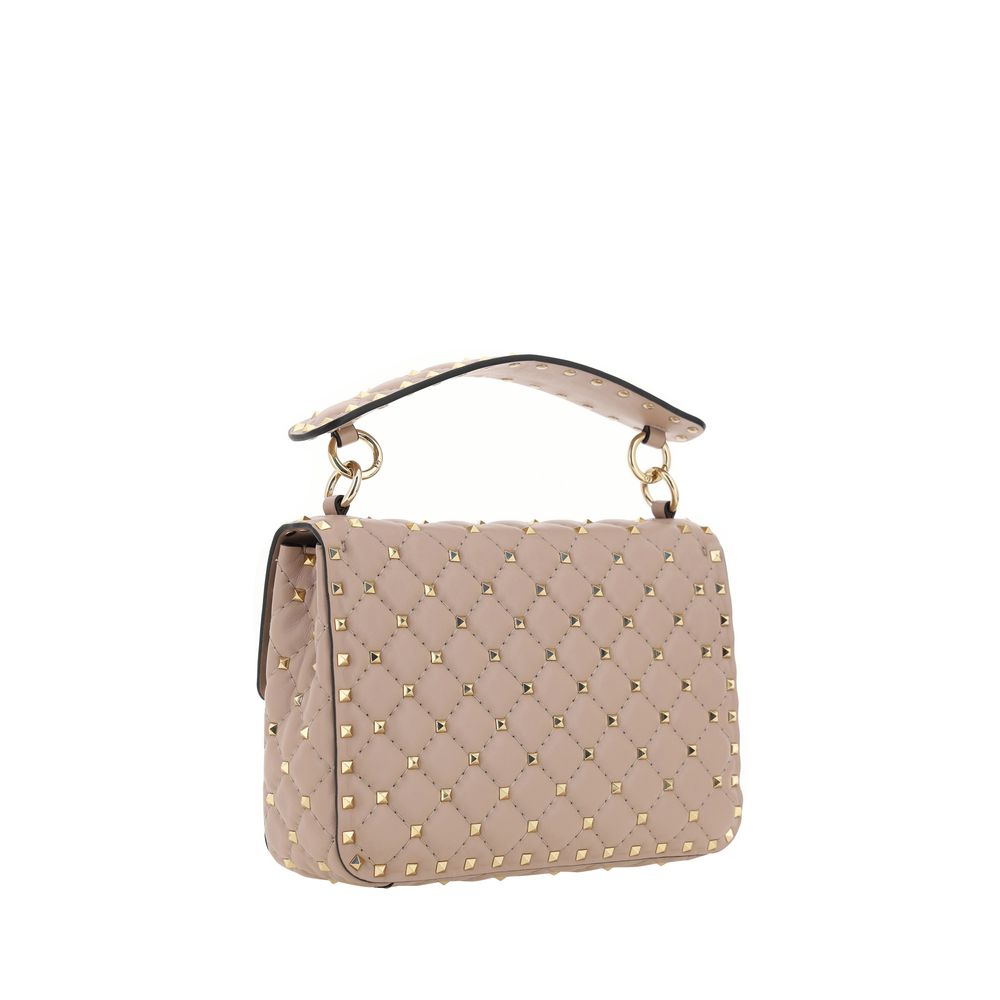 Bolso de hombro de piel Rockstud Spike