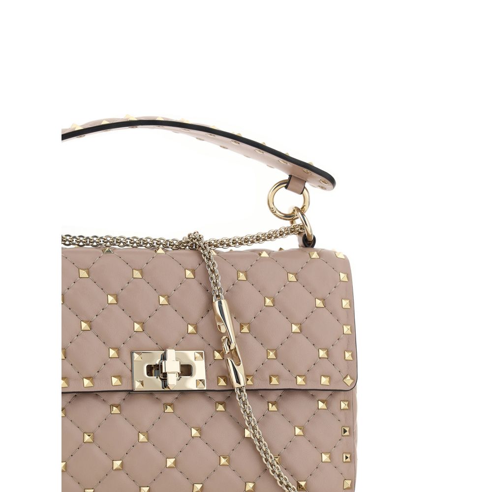 Bolso de hombro de piel Rockstud Spike