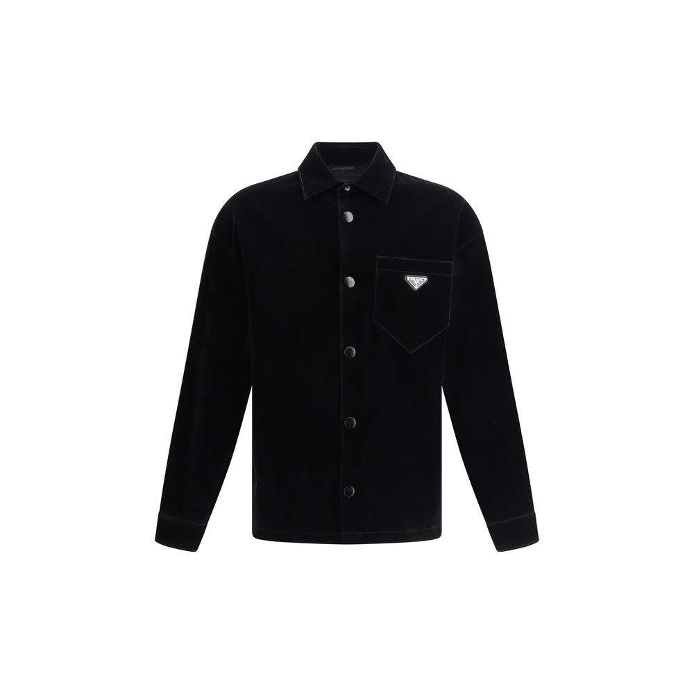 Velvet Shirt Jacket