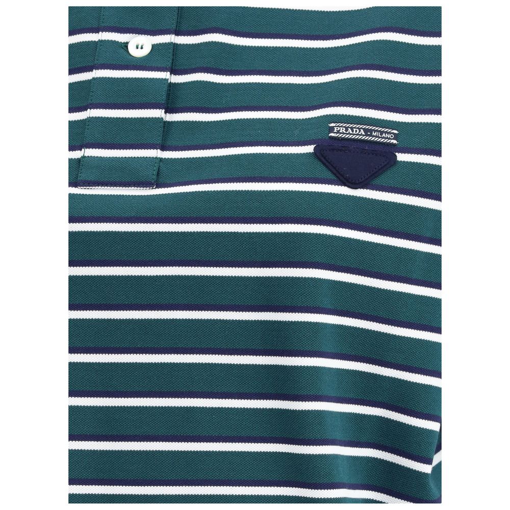 Striped Cotton Polo Shirt