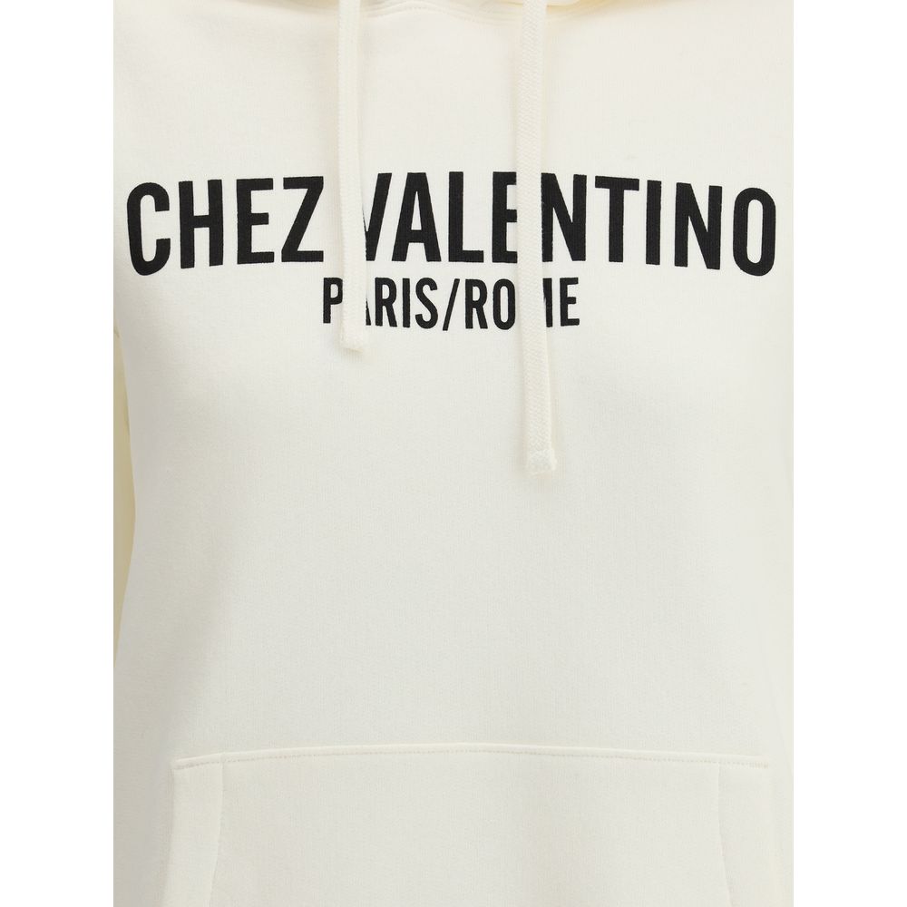 Sudadera con capucha de algodón con logotipo