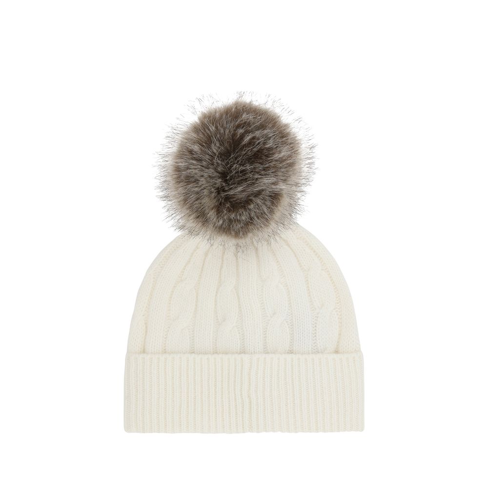 Hat with pompom