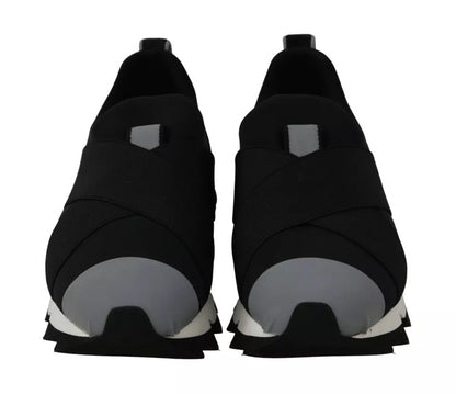 Black Shark Neoprene Stretch Sneakers Shoes