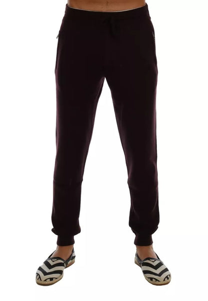 Purple Cashmere Gym Training Sport Pants