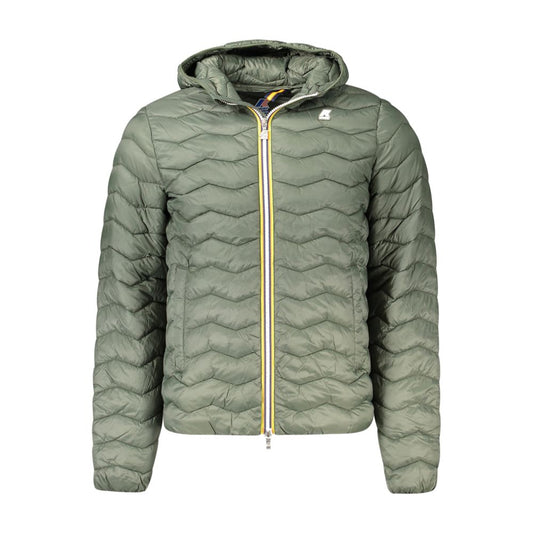 Green Polyamide Men Jacket