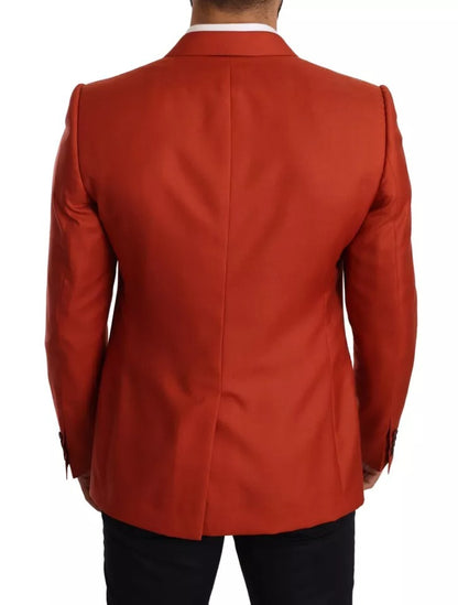 Orange MARTINI Cashmere Silk Coat Blazer