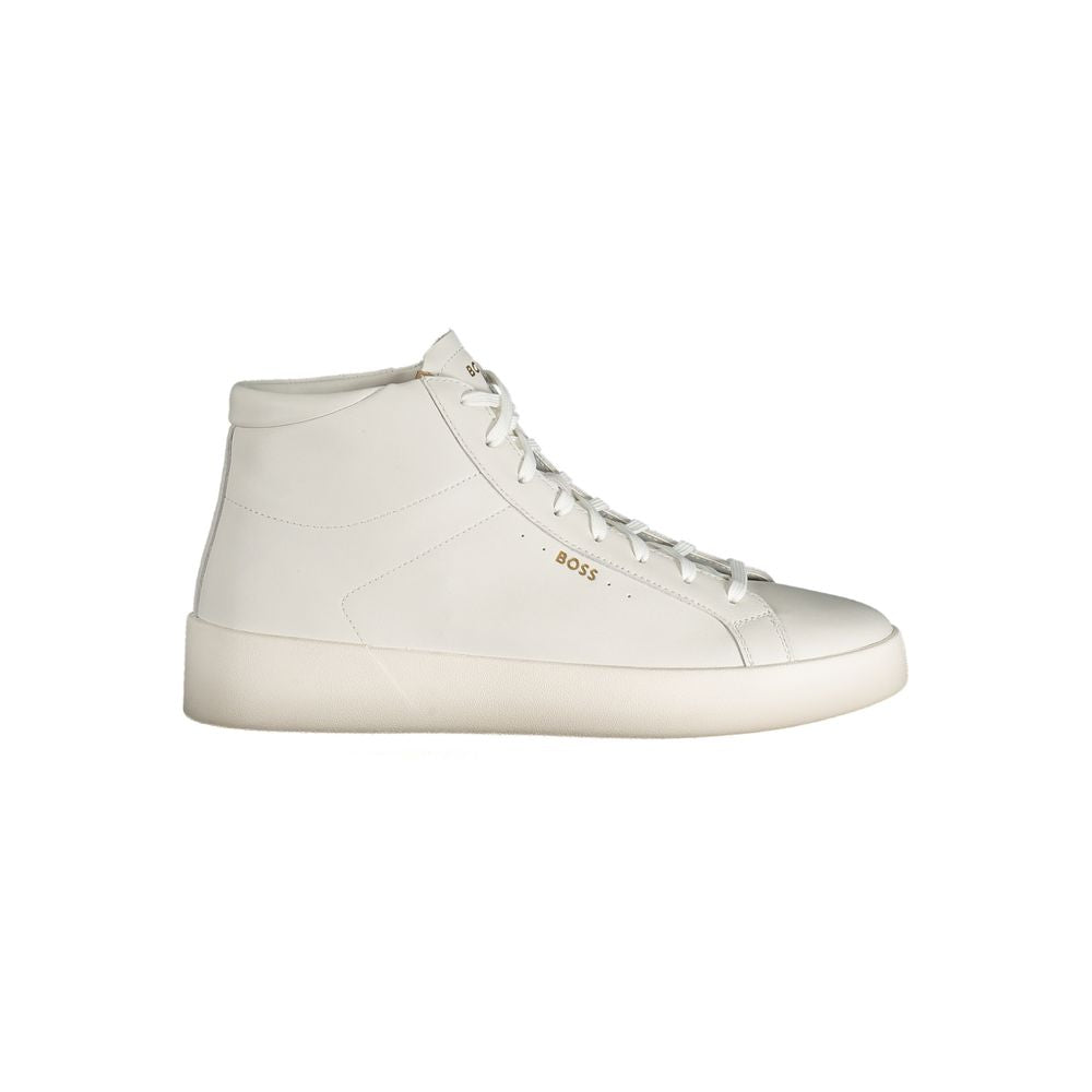 White Leather Men Sneaker