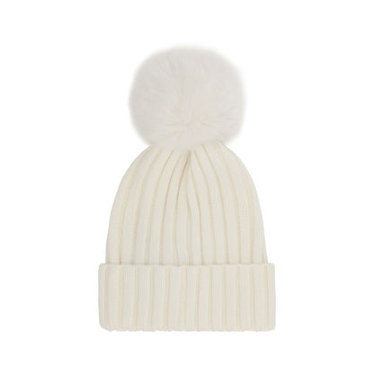 Hat with pompom