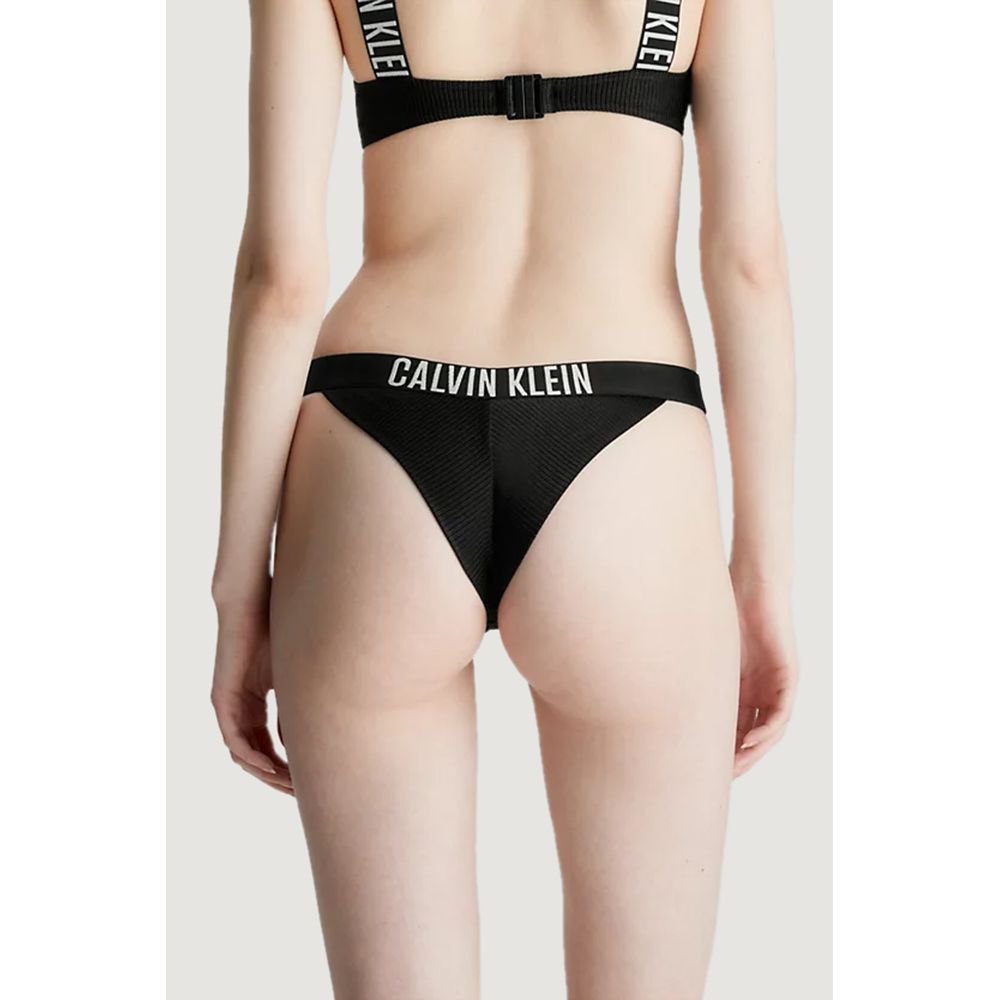 Black Nylon Swimwear