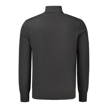 Black Wool Men Sweater