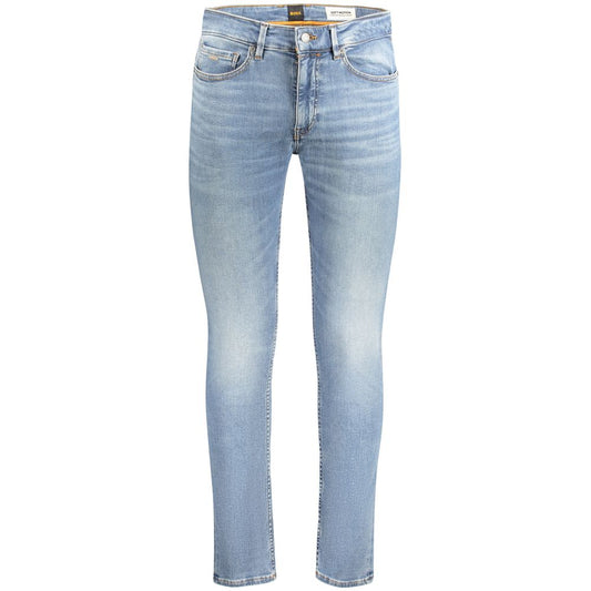 Blue Cotton Men Jeans