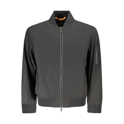 Black Polyamide Men Jacket