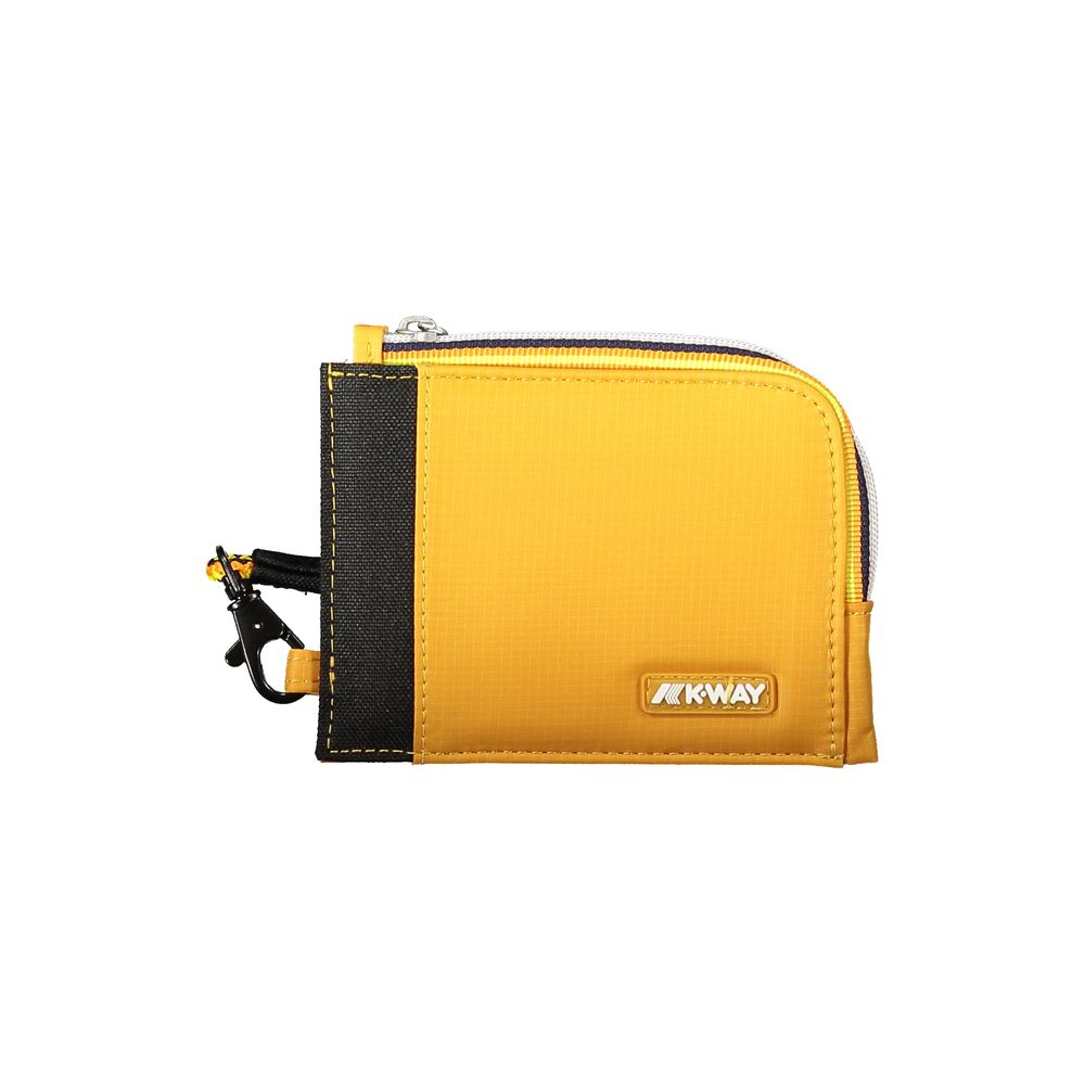 Yellow Polyamide Men Wallet