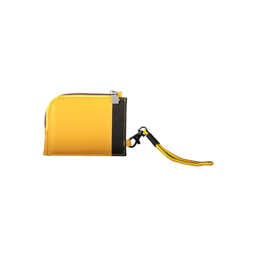 Yellow Polyamide Men Wallet