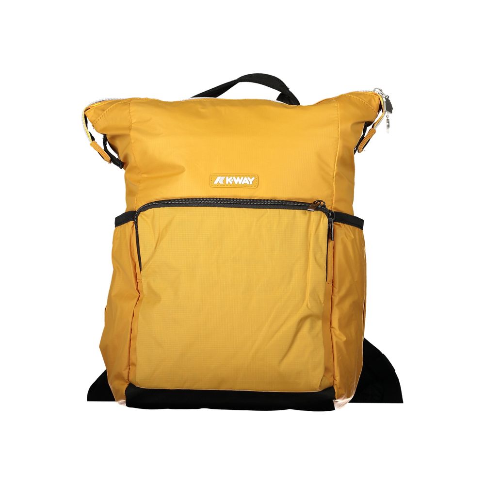 Yellow Polyamide Women Backpack