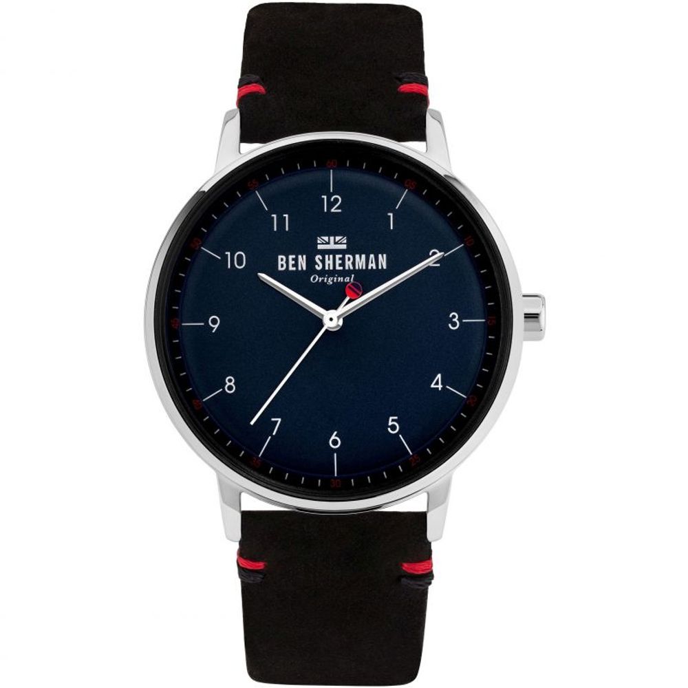 Reloj de piel negro