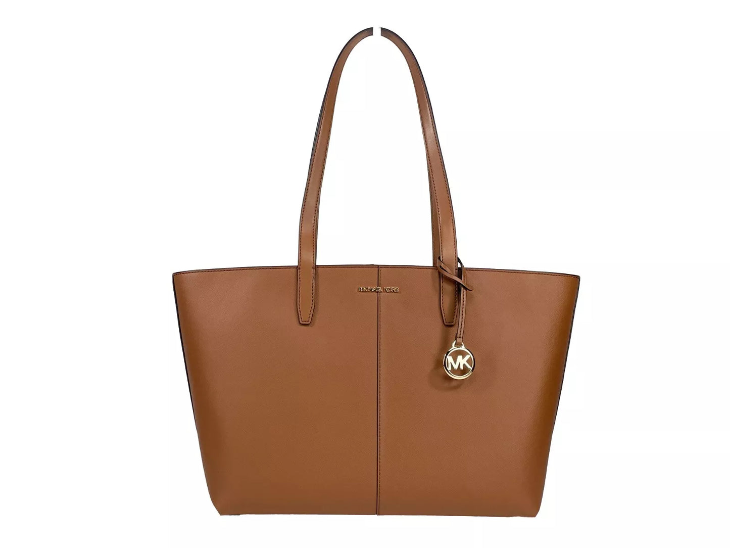 Medium Zip Top Tote Carryall Bag Brown