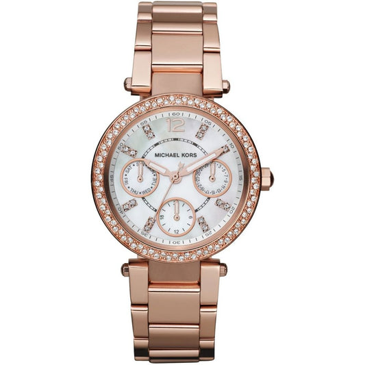 Rose Gold Steel Watch