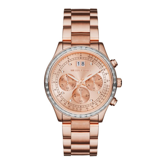 Rose Gold Steel Watch