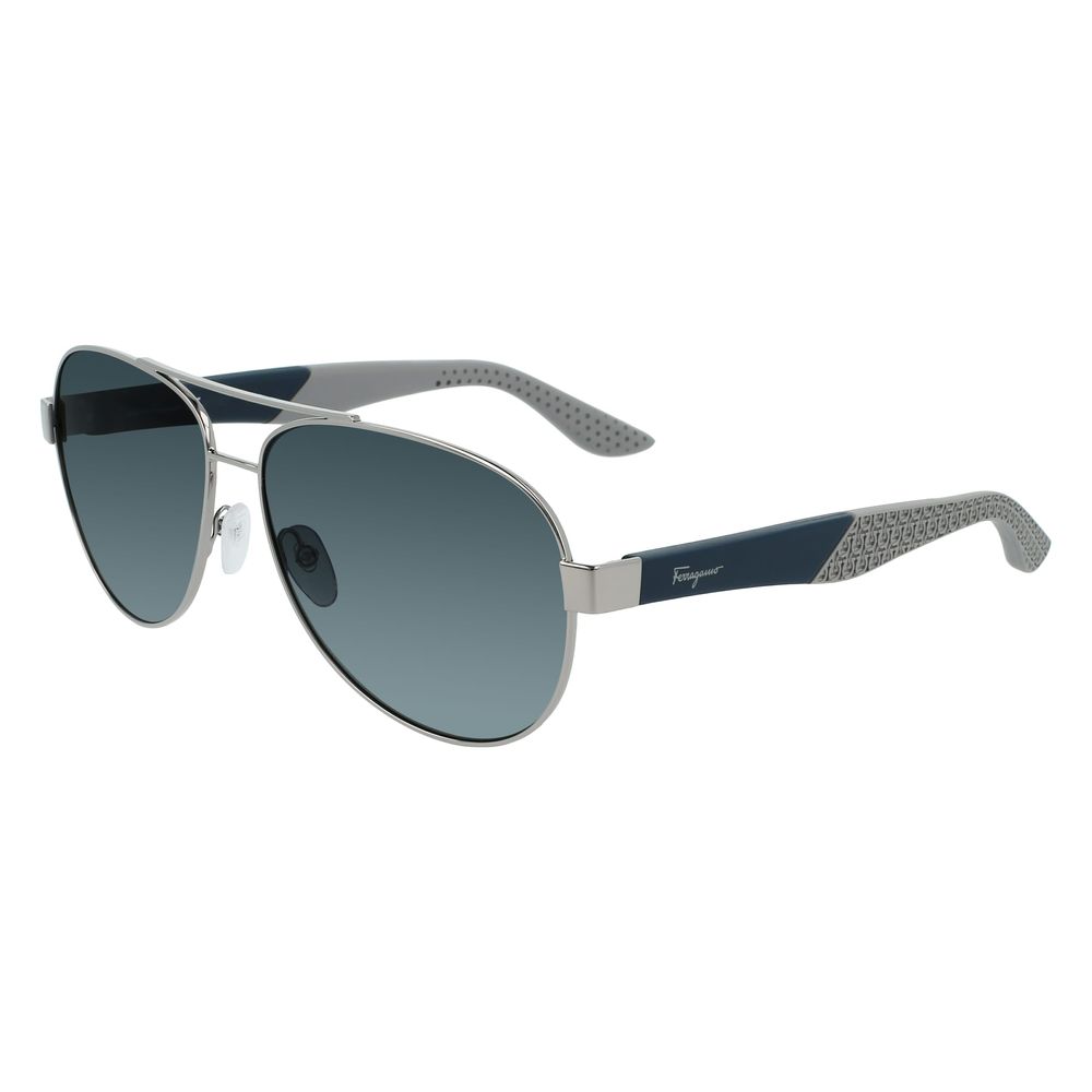 Gray Metal Sunglasses