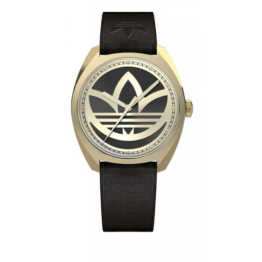 Reloj de piel negro